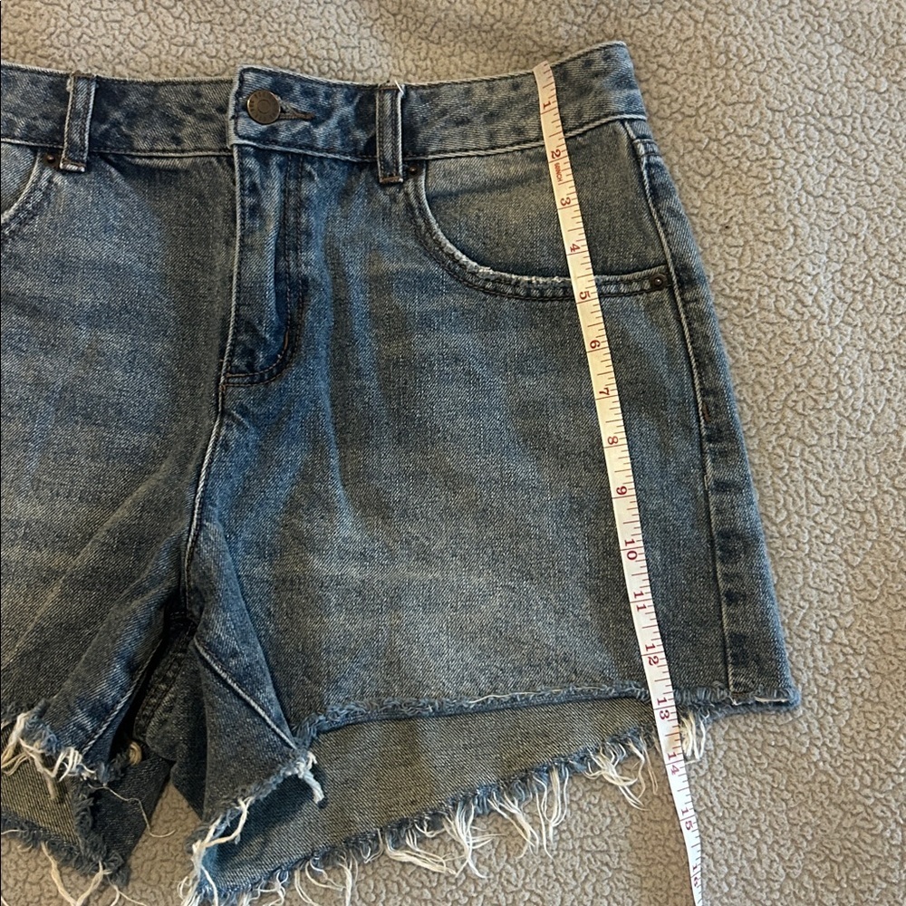 BDG Urban Outfitter’s Women's 30 A-Line Denim Short Blue 100% Cotton Inseam 4” - Picture 5 of 6